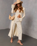 Prairie Bloom Floral Barrel Leg Pants