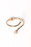 Petra Cuff Gold Pearl