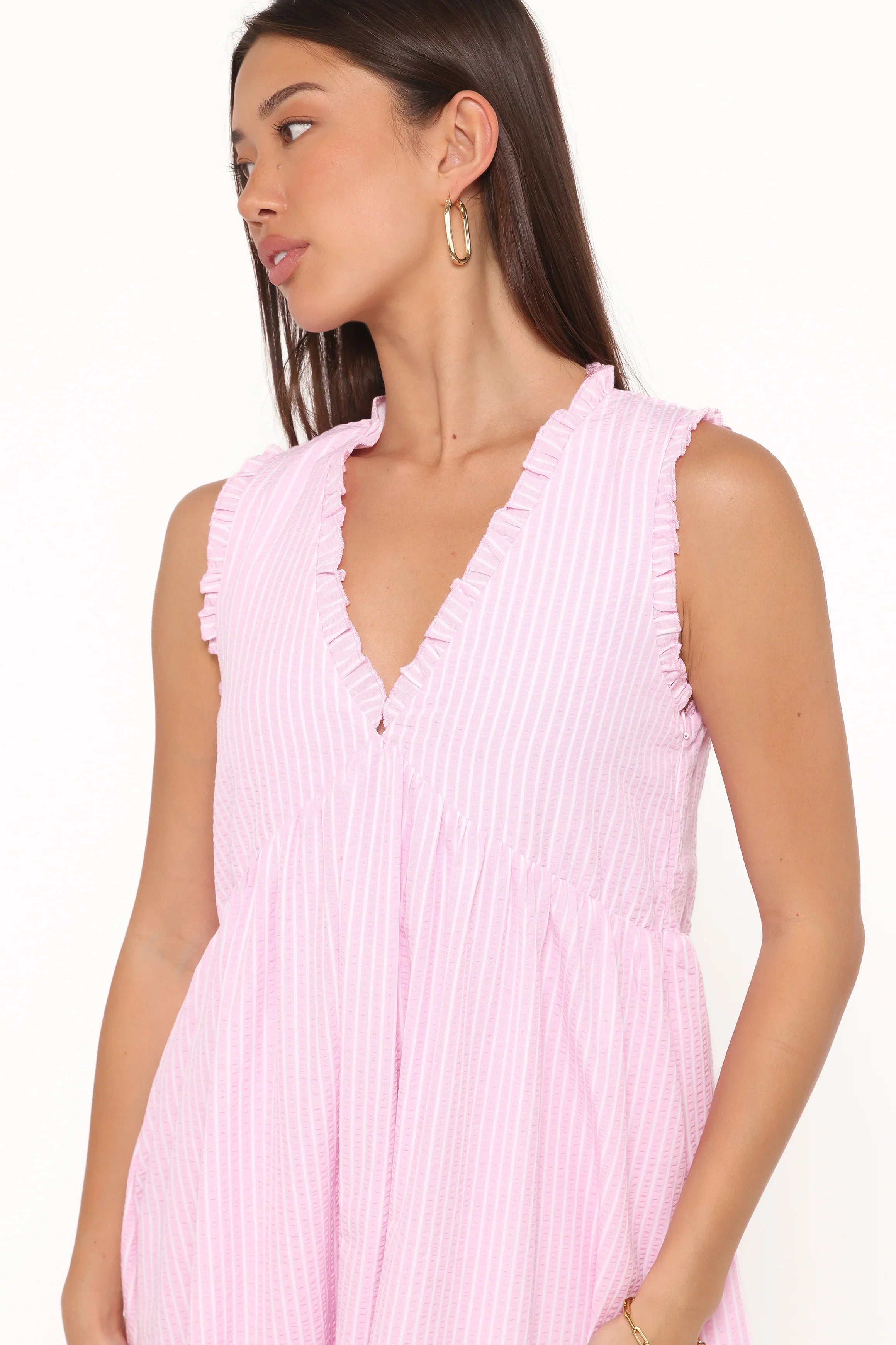 Kalan Maxi Dress Pink Stripe