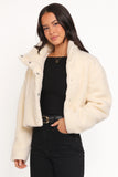 Katerina Fleece Puffer White