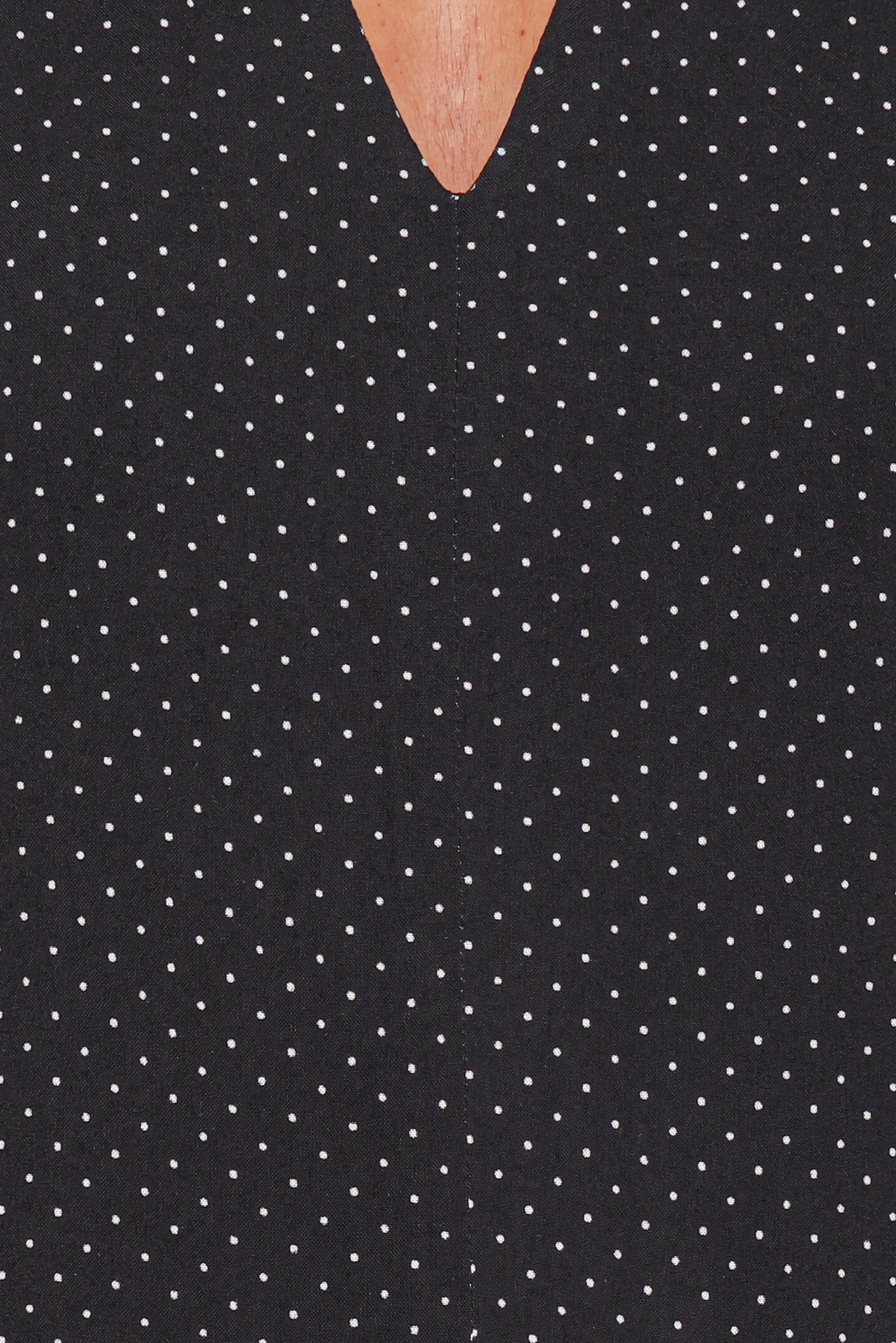 Natalie Halterneck Maxi Dress Black Polka Dot