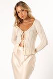 Maya Long Sleeve Top Cream
