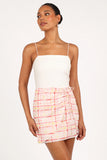 Mirha Mini Skirt Sunset Check