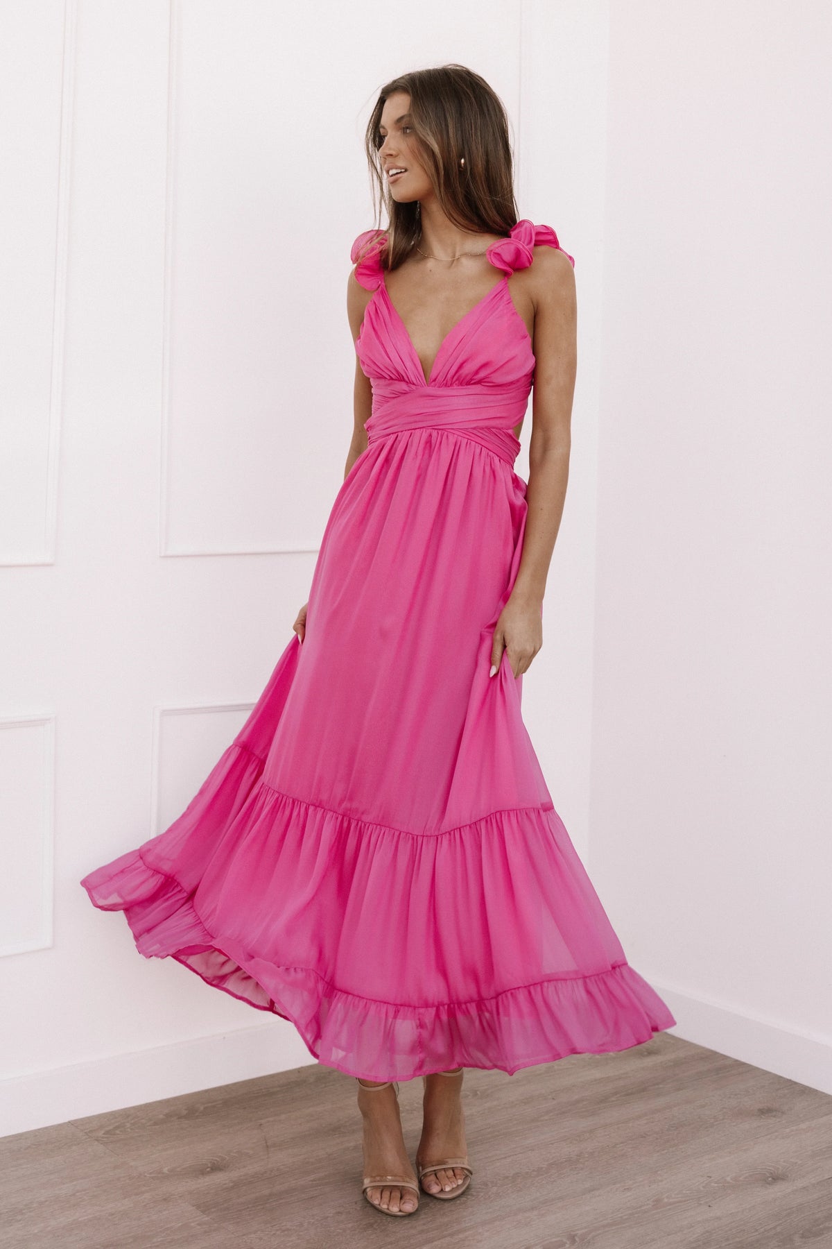 Bonito Midi Dress Berry