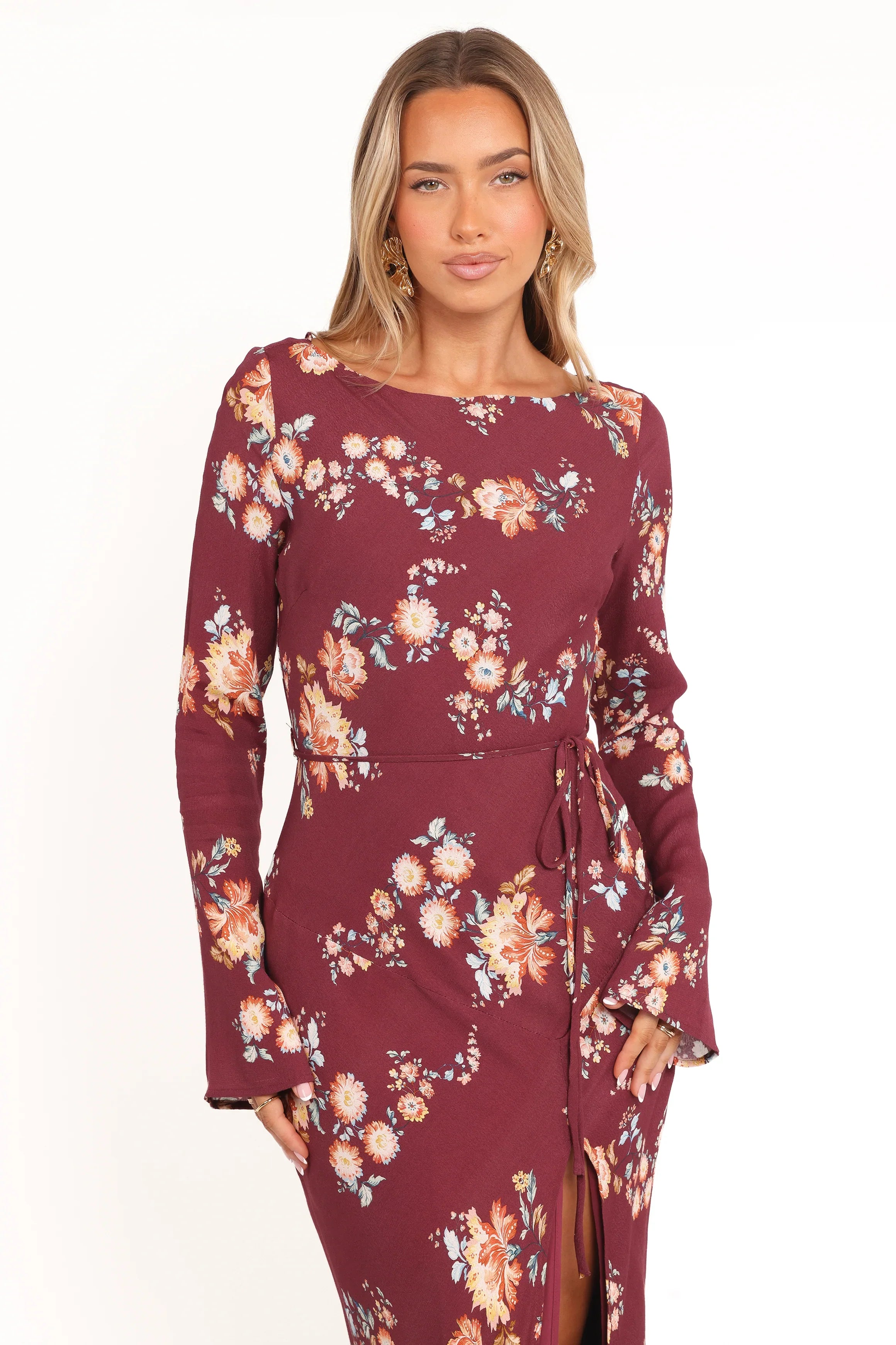 Alima Maxi Dress Berry Floral