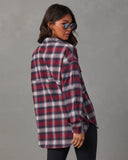 Petaluma Cotton Blend Plaid Button Down Top TEST Copy