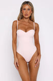 Stuck To You Bodysuit Baby Pink