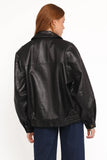 Zoe Bomber Jacket Black