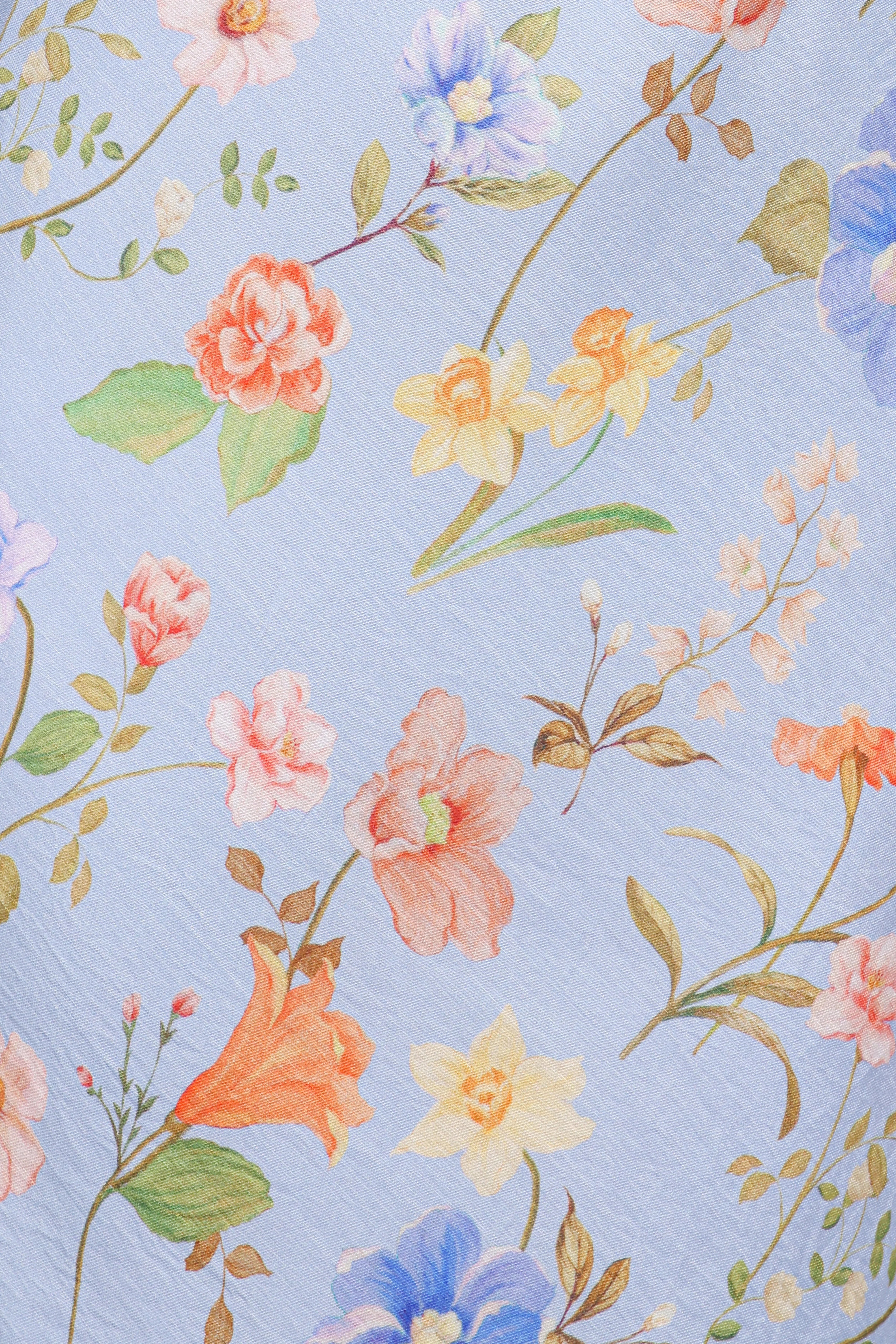 Lunaria Maxi Dress Blue Floral