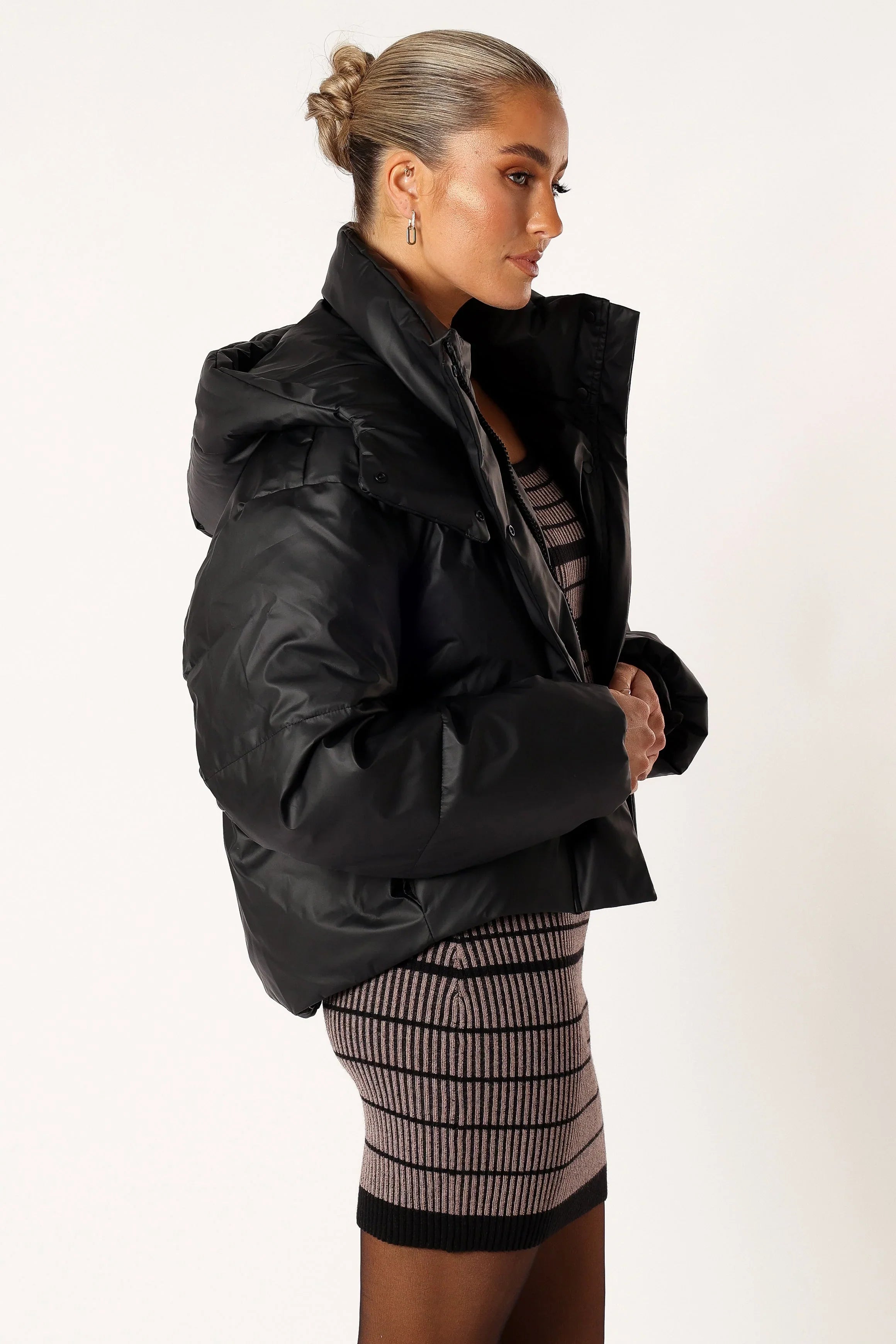 Tania Puffer Jacket Black