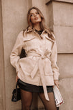 Arlow Tie Front Shacket Cream