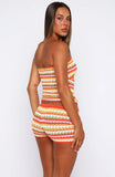 Past Curfew Strapless Knit Top Sugar And Sweets