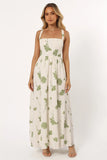Hazel Maxi Dress Sage Floral