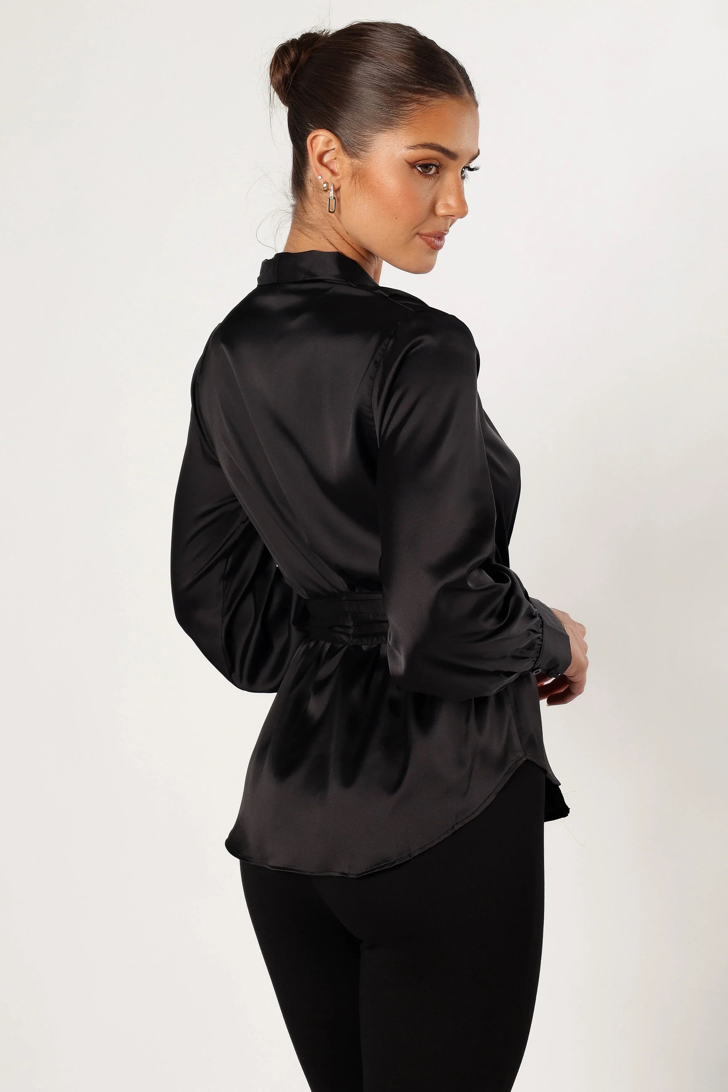 Aydin Wrap Top Black