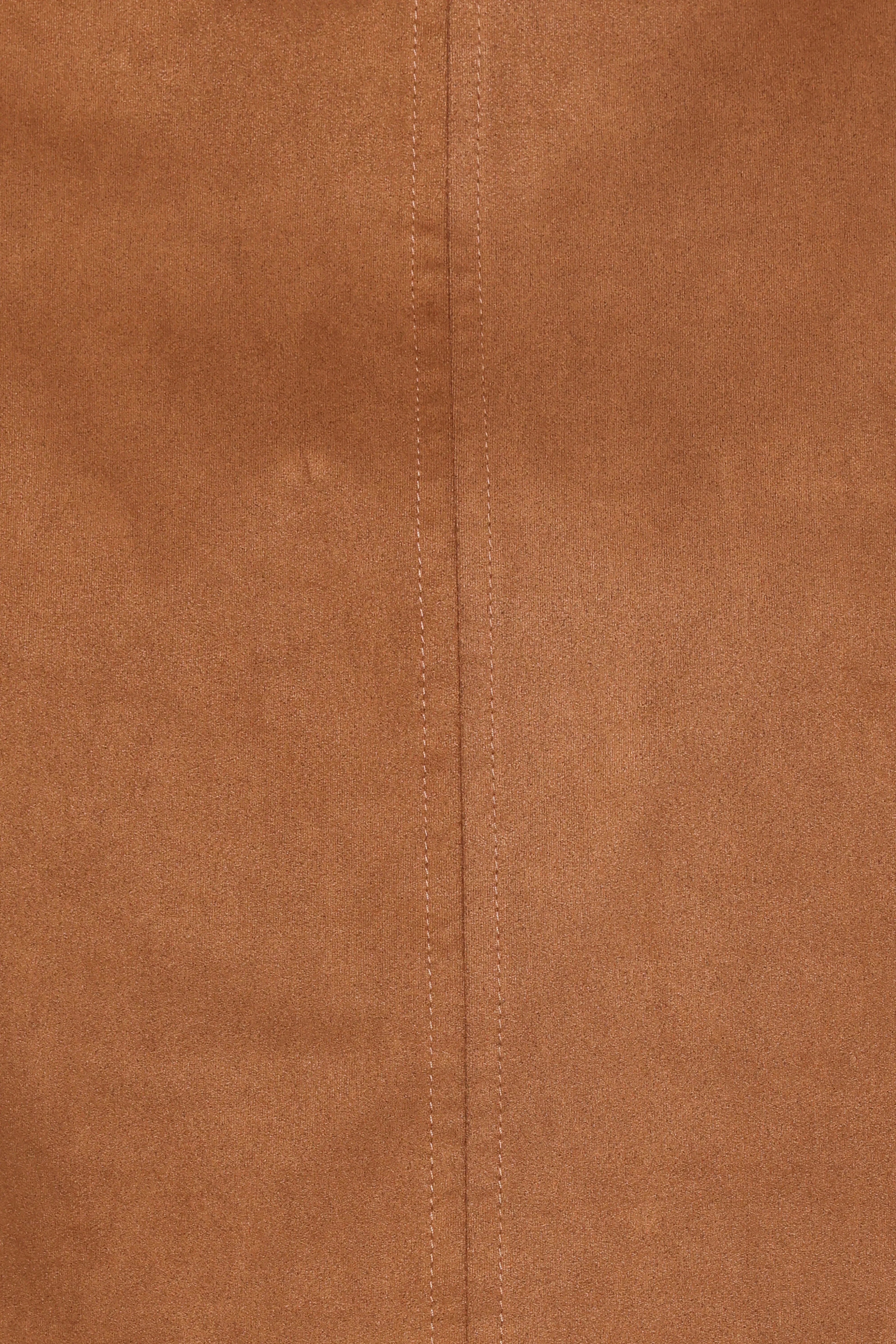 Charles Faux Sueded Top Camel
