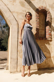 Keegan Maxi Dress Steel Gray