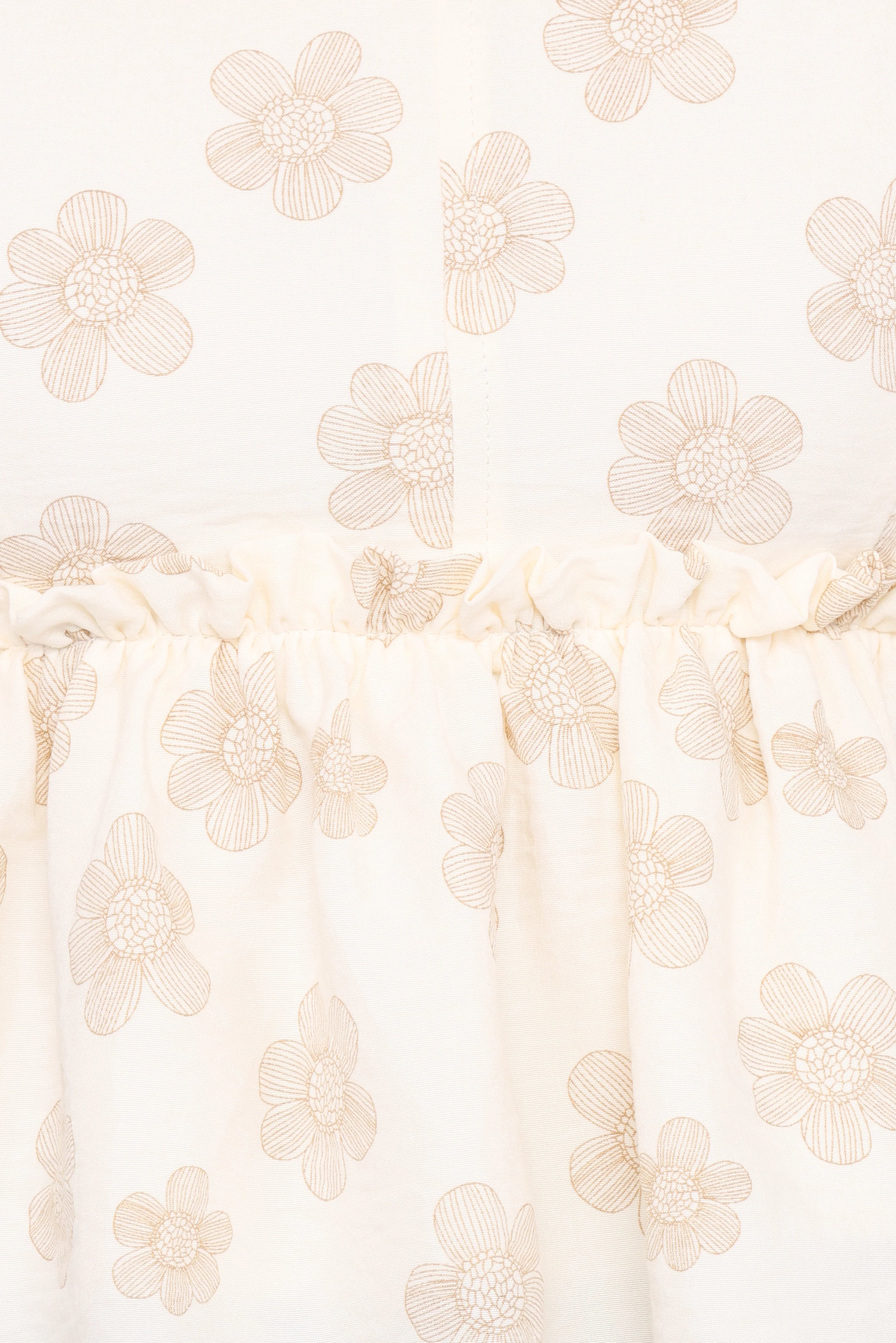 Cielo Top Sand Beige Floral