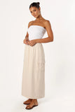 Picilo Long Midi Skirt Stone
