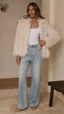 Chantelle Fur Jacket Cream