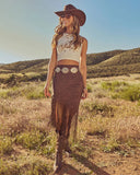 Rodeo Reverie Cropped Graphic Tank Top