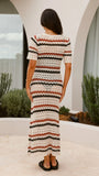 Laylani Maxi Dress Natural Stripe