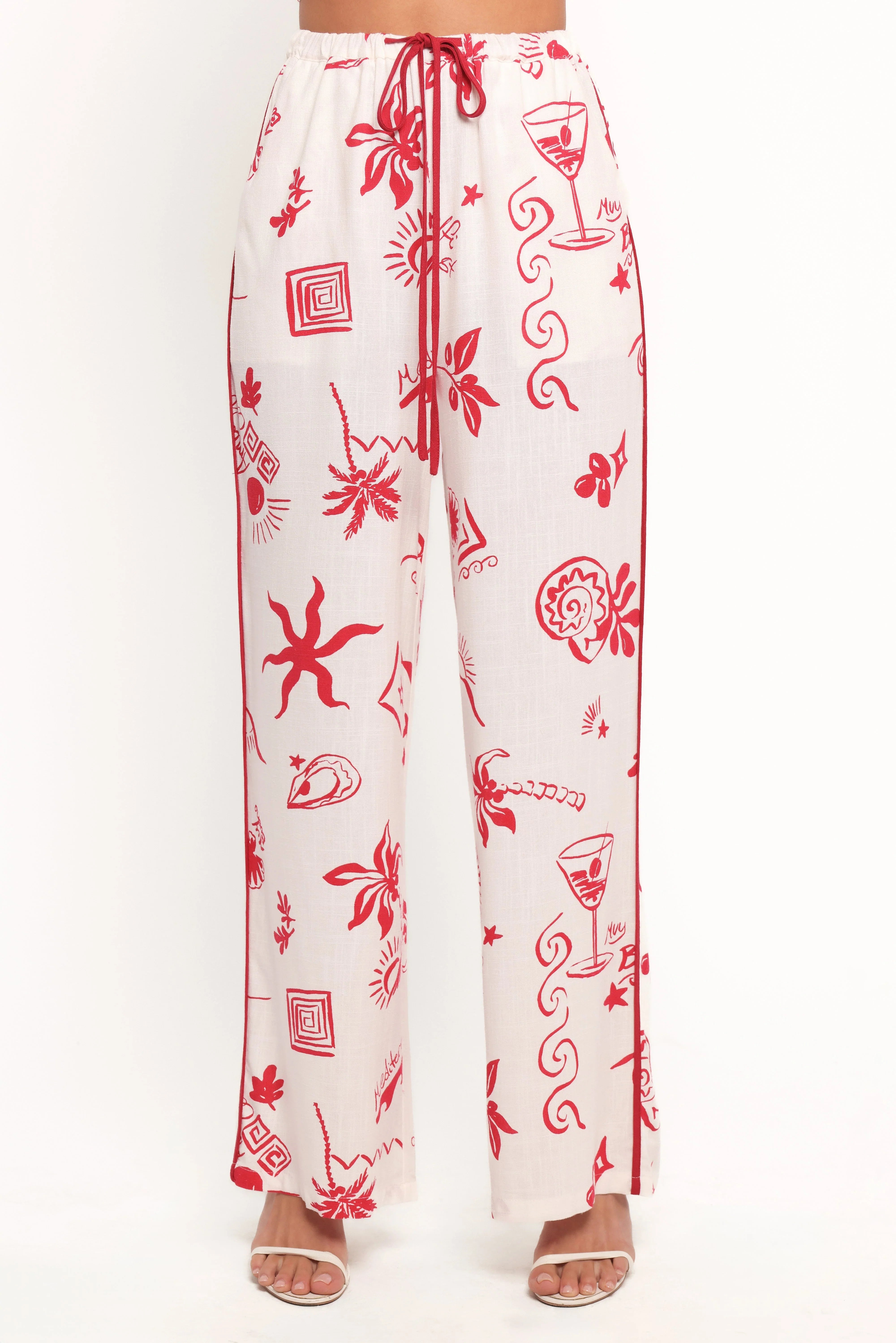 Malta Pant Red