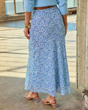 Open Skies Printed Midi Skirt