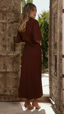 Sydney Maxi Dress Chocolate