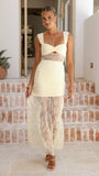 Zurina Maxi Dress Yellow
