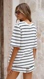 Scout Top White Stripe