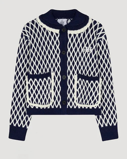 Jacqueline Diamond Print Cardigan