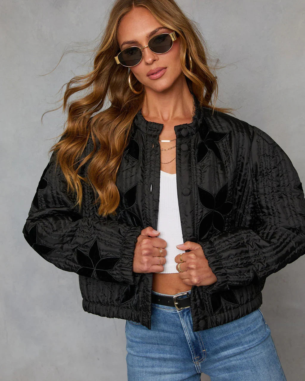 Next Standard Quilted Bomber Jacket