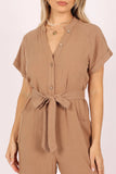 Archie Jumpsuit Mocha