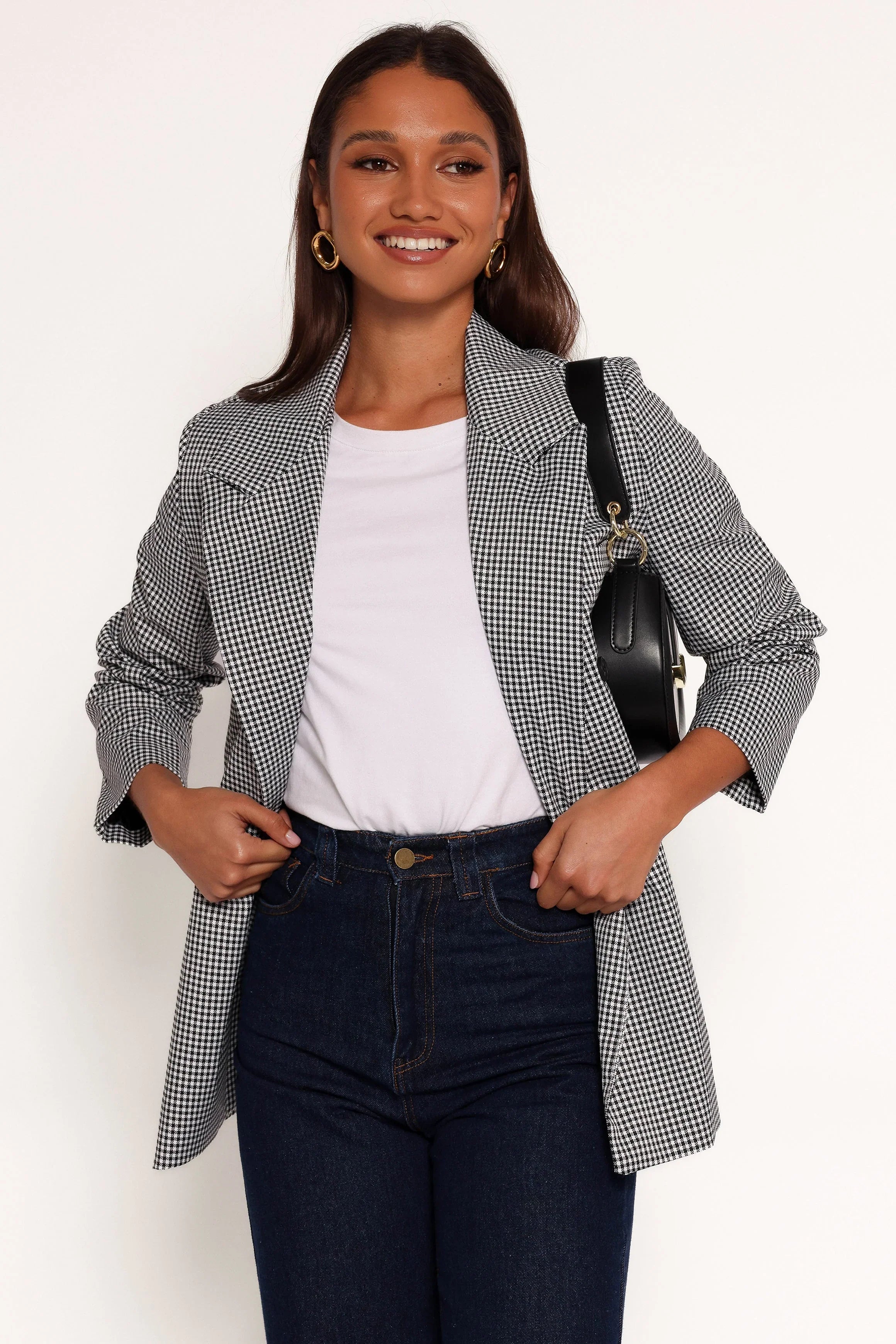 Juliette Blazer Black White