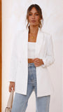 Hada Blazer White