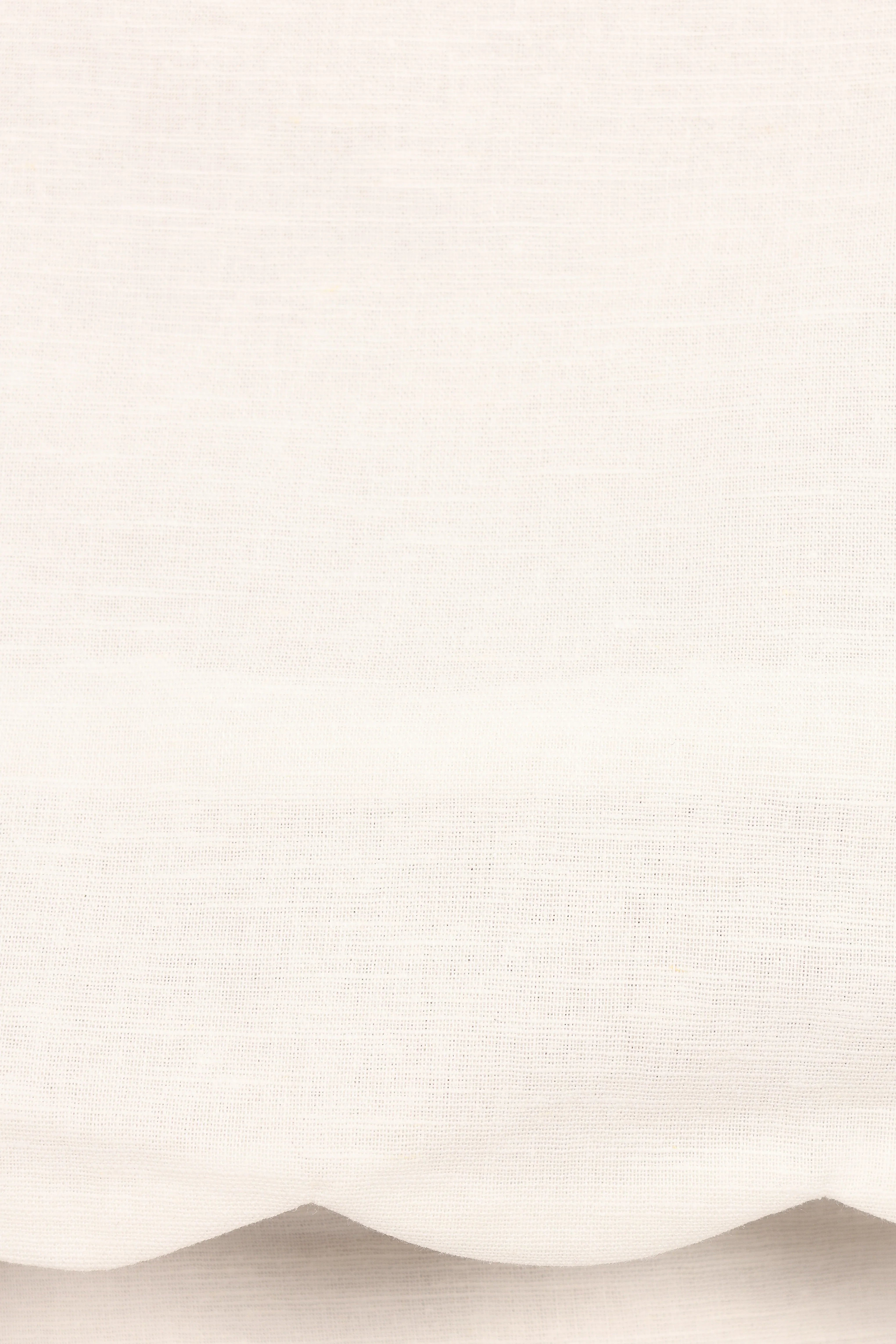 Wendie Scalloped Top Cloud White