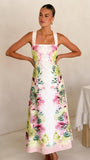 Stasia Midi Dress Sorbet Symphony