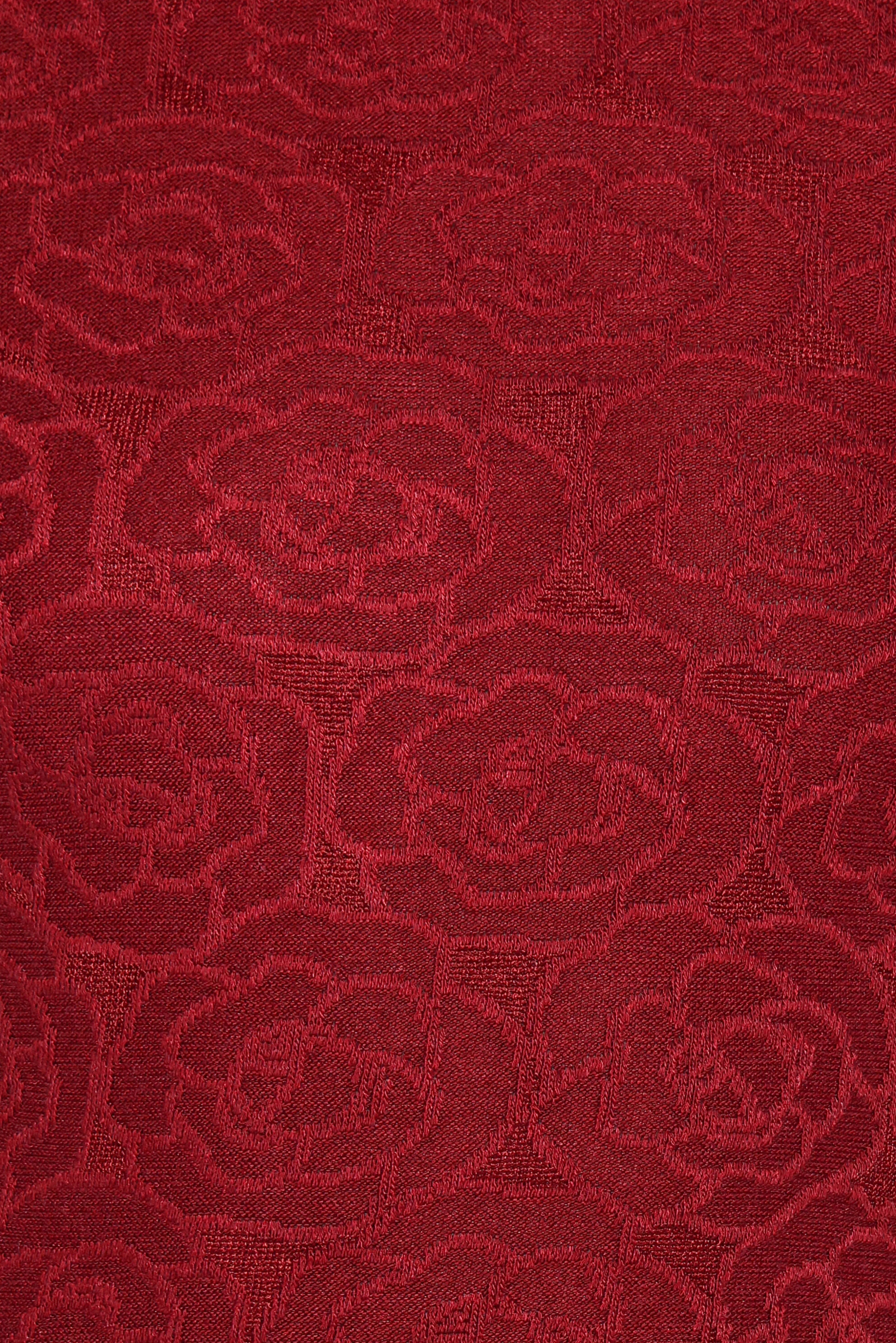 Jasmine Long Sleeve Lace Top Red