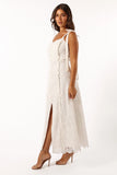 Jagger Midi Lace Dress White