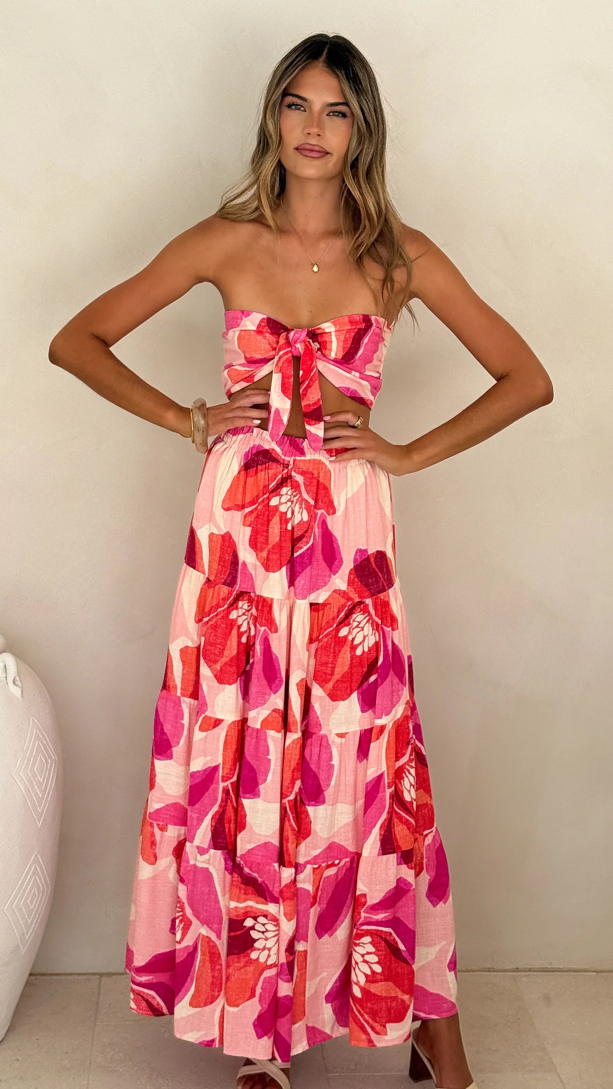 Melanie Maxi Skirt Rosalie Print