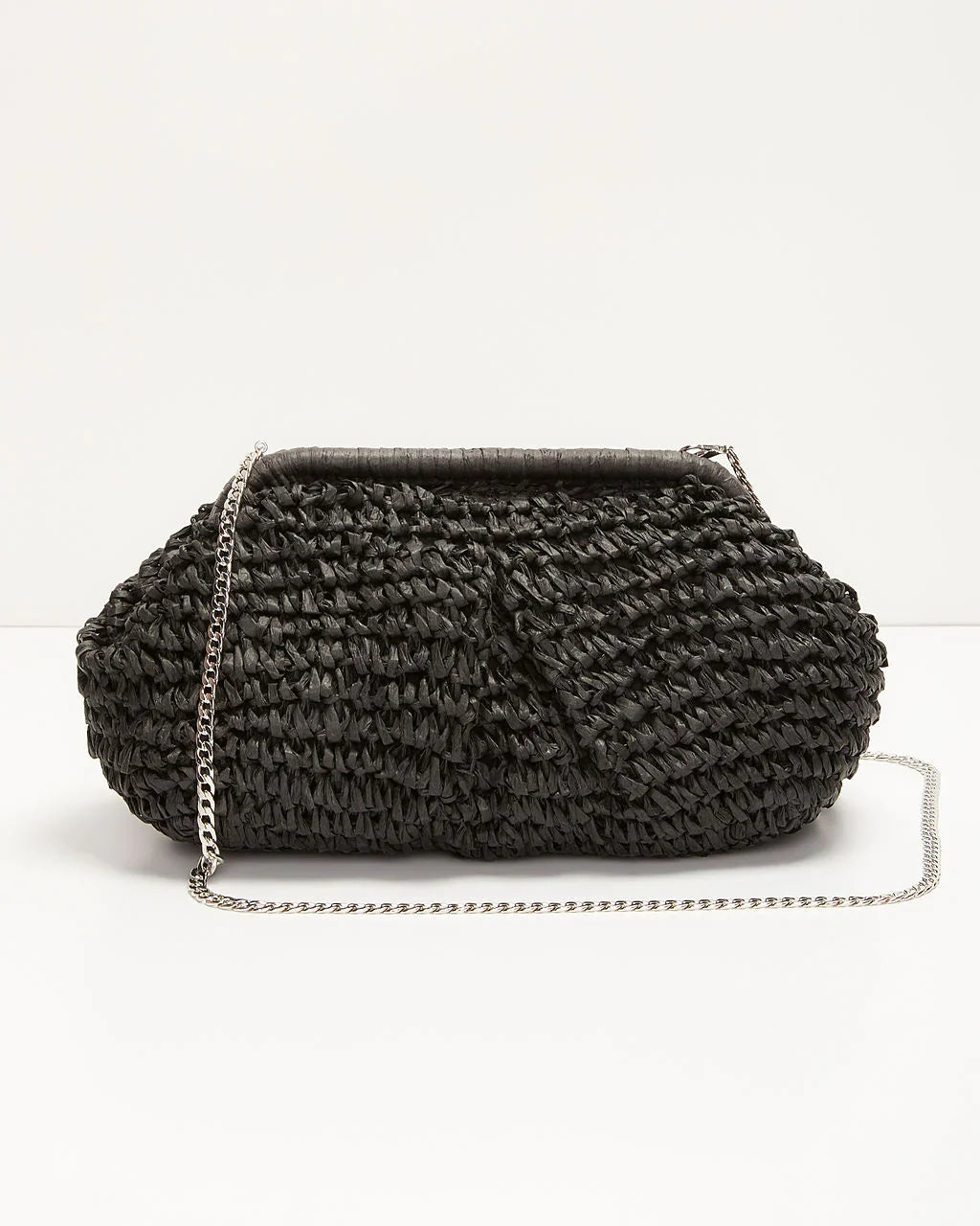Poolside Straw Pouch Clutch
