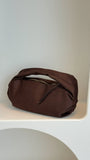 Renee Shoulder Bag Chocolate Suede