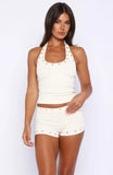 Lost Souls Booty Shorts Cream