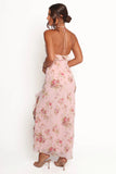 Patricia Maxi Dress Pale Pink Floral