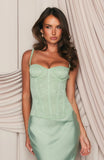 All The Thrills Bustier Sage