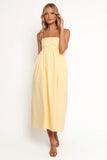 Simona Maxi Dress Yellow