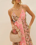 Harissa Knotted Raffia Bag