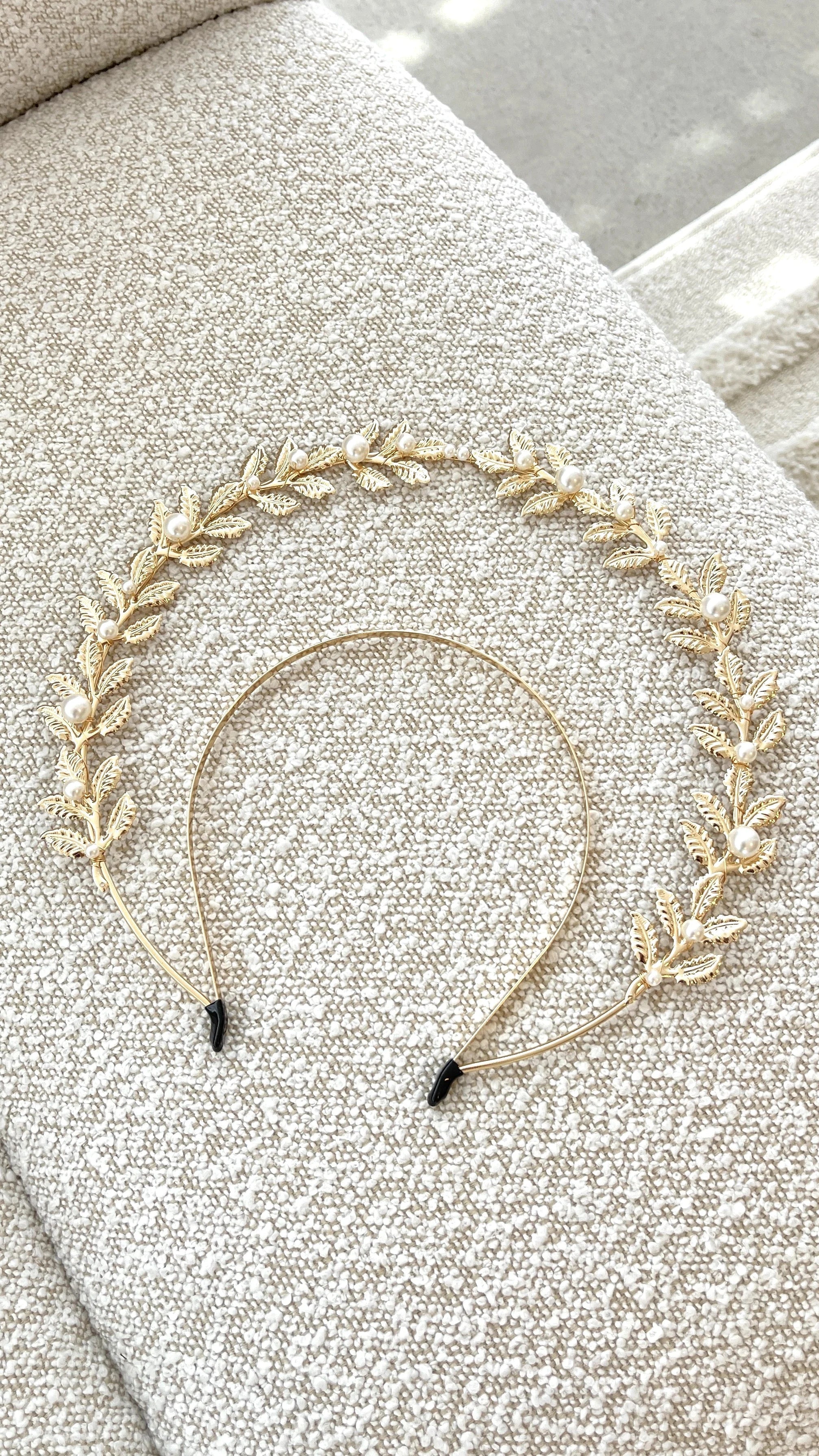 Juliet Halo Headband Gold