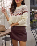Lets Move Leather Mini Skort