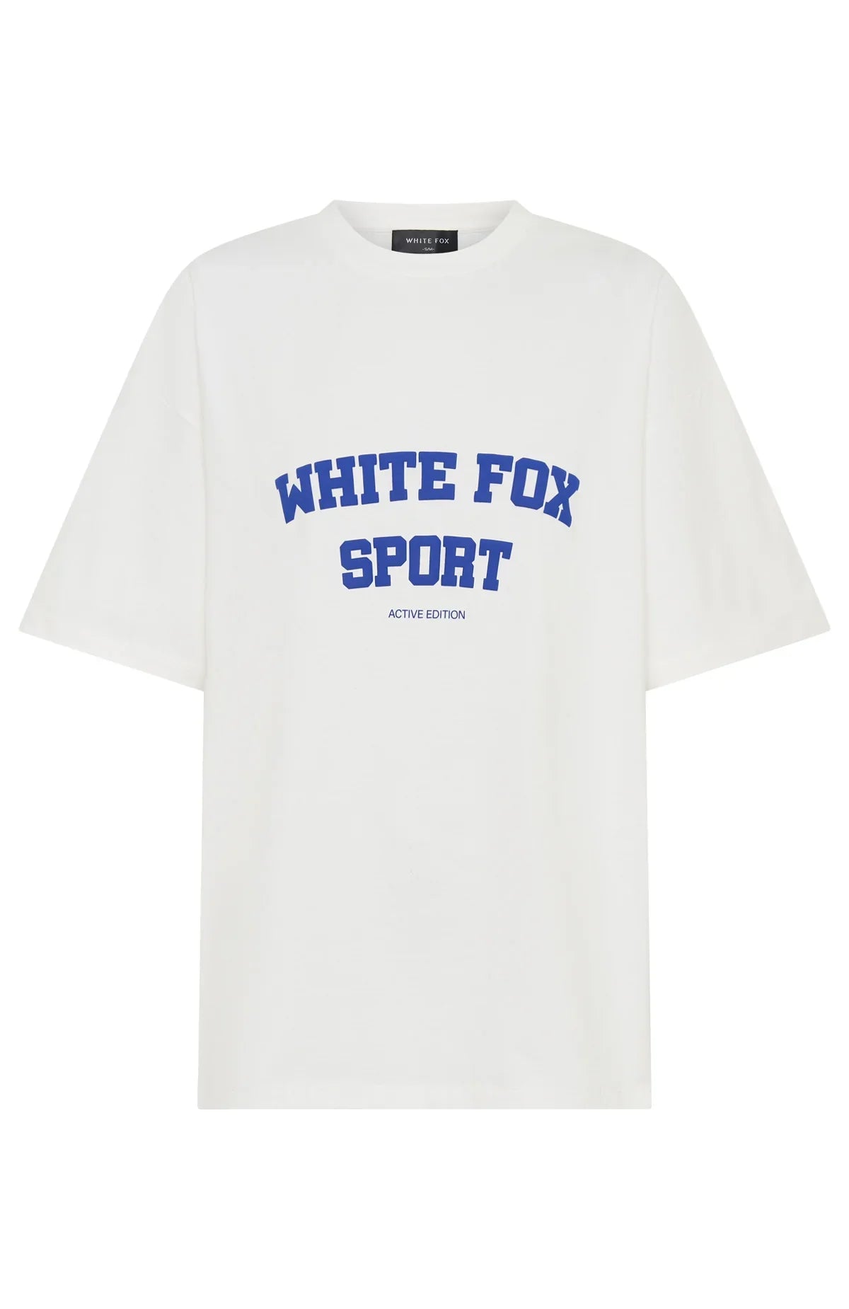 Winning Team Oversized Tee White Electric Blue